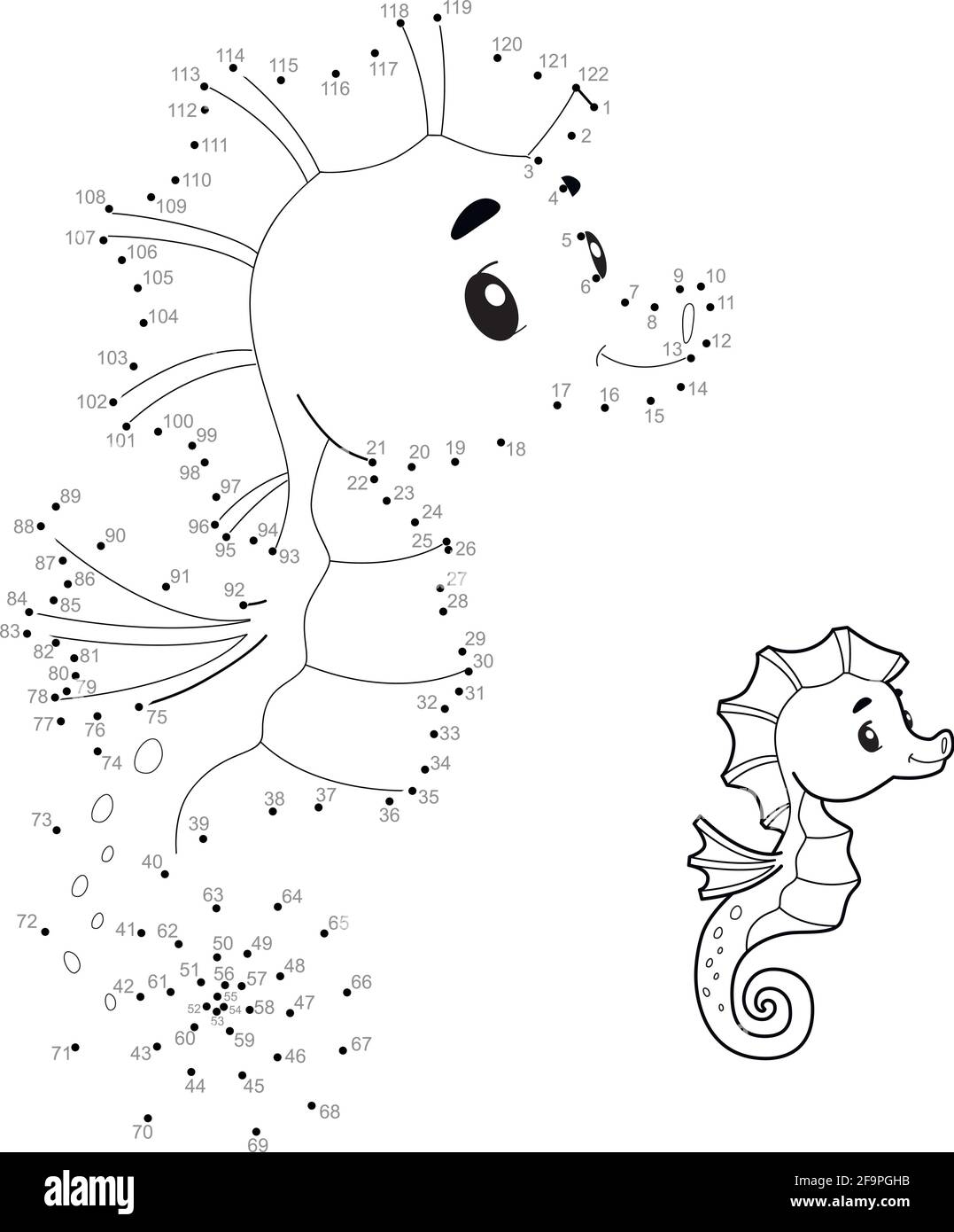 Dot To Dot Puzzle For Children Connect Dots Game Stock Vector Image Art Alamy Fun Free Dot Game Printable Kids Activities Blog