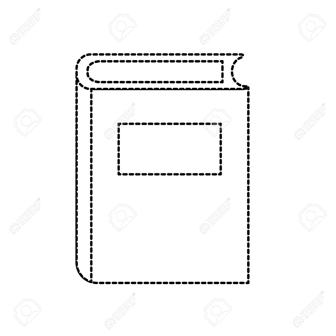 Dotted Shape Book Object To Education Knowledge Literature Vector Illustration Royalty Free SVG Cliparts Vectors And Stock Illustration Image 86637956