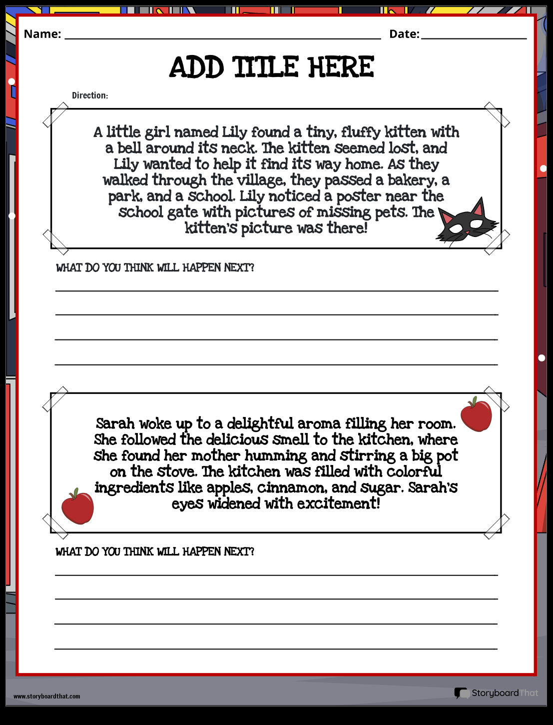 Drawing Conclusions Worksheets Storyboard That Drawing Conclusions Worksheets Storyboard That