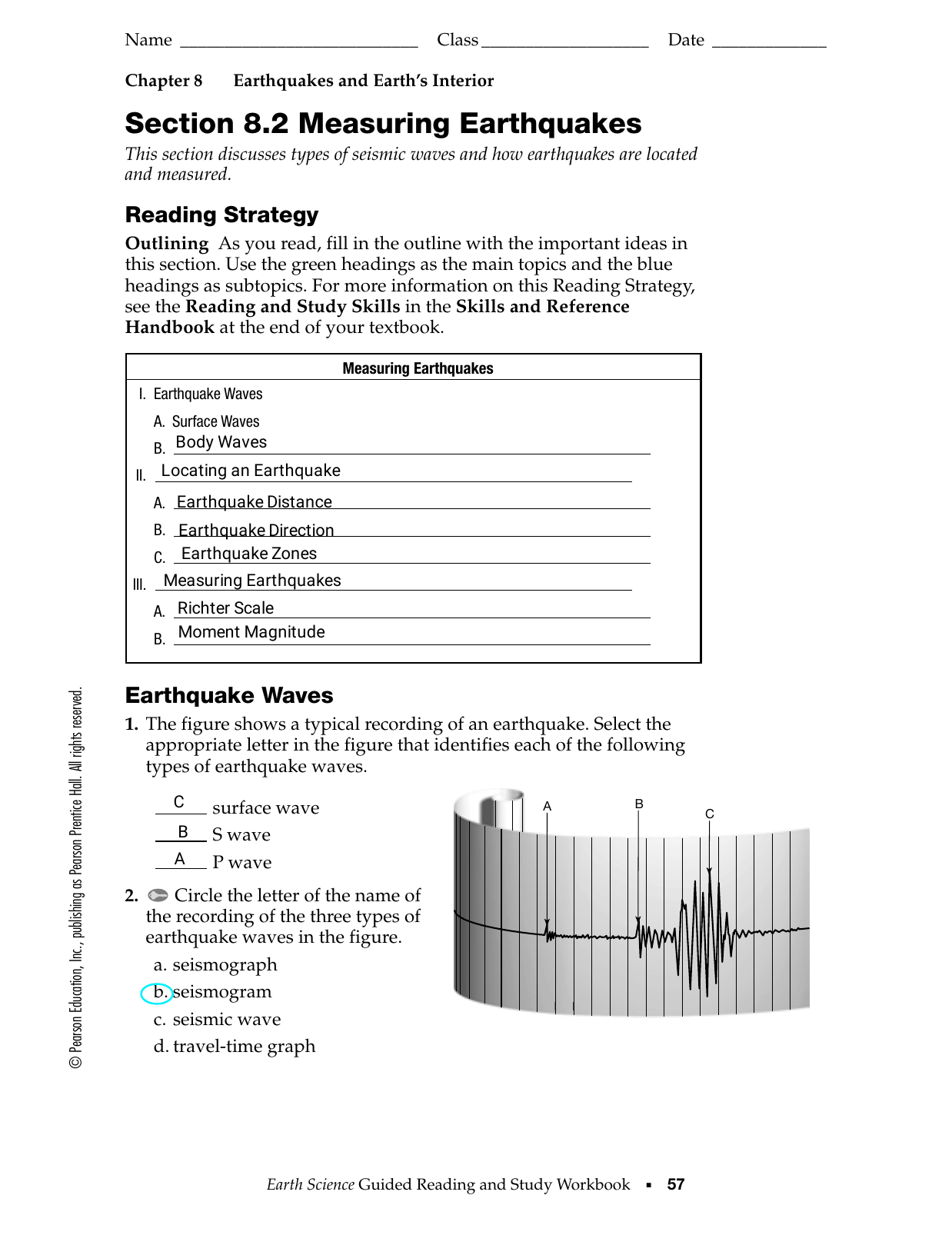 Solved Examine Figure 1 Closely Identify The P And S Wave Chegg