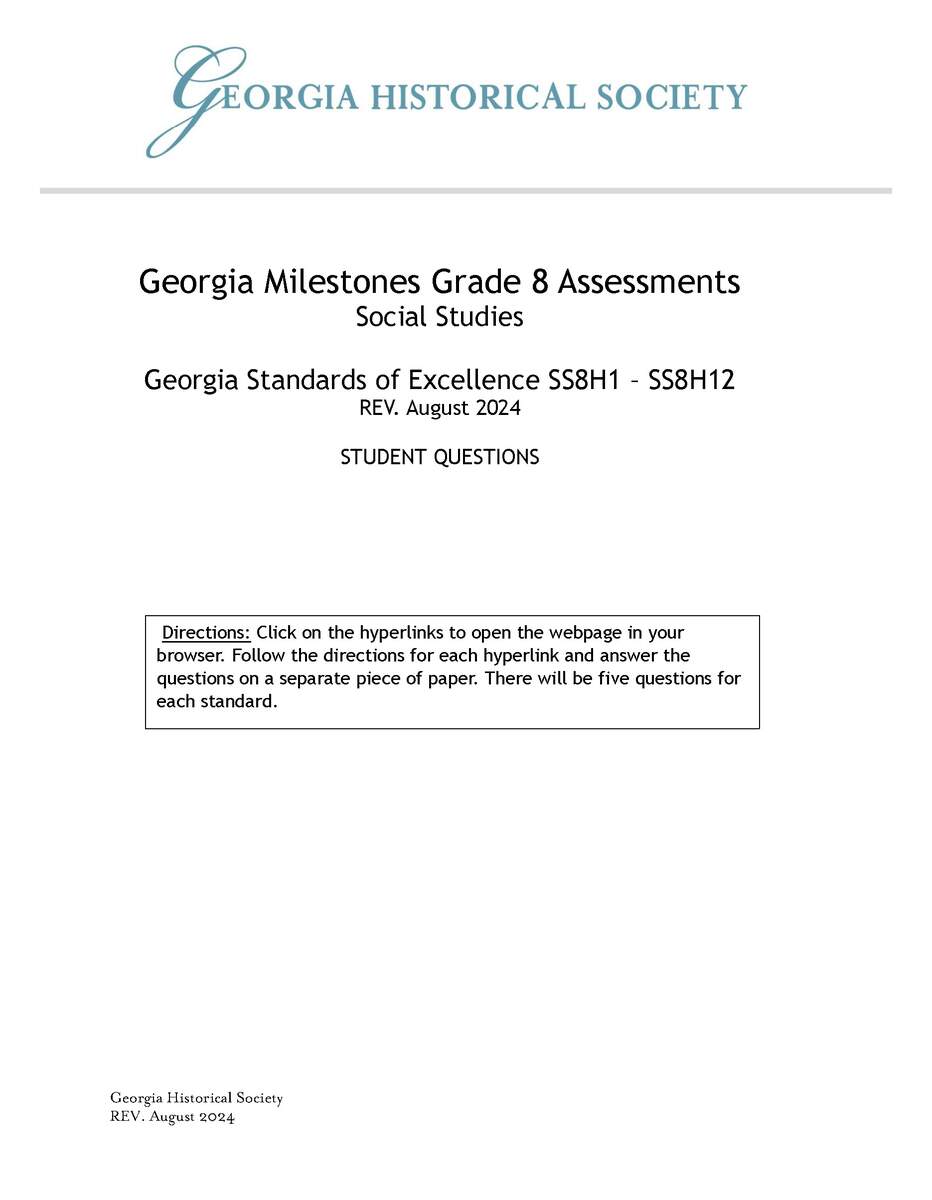 6 8th Grade Literacy In History Social Studies Science And