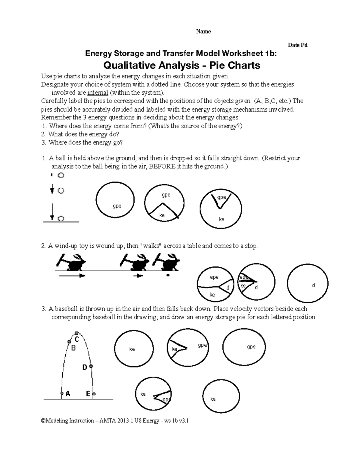 Energy Storage Transfer Model Worksheet 1b Qualitative Analysis Studocu Energy Model Worksheet2 BarGraphs Modeling Physics