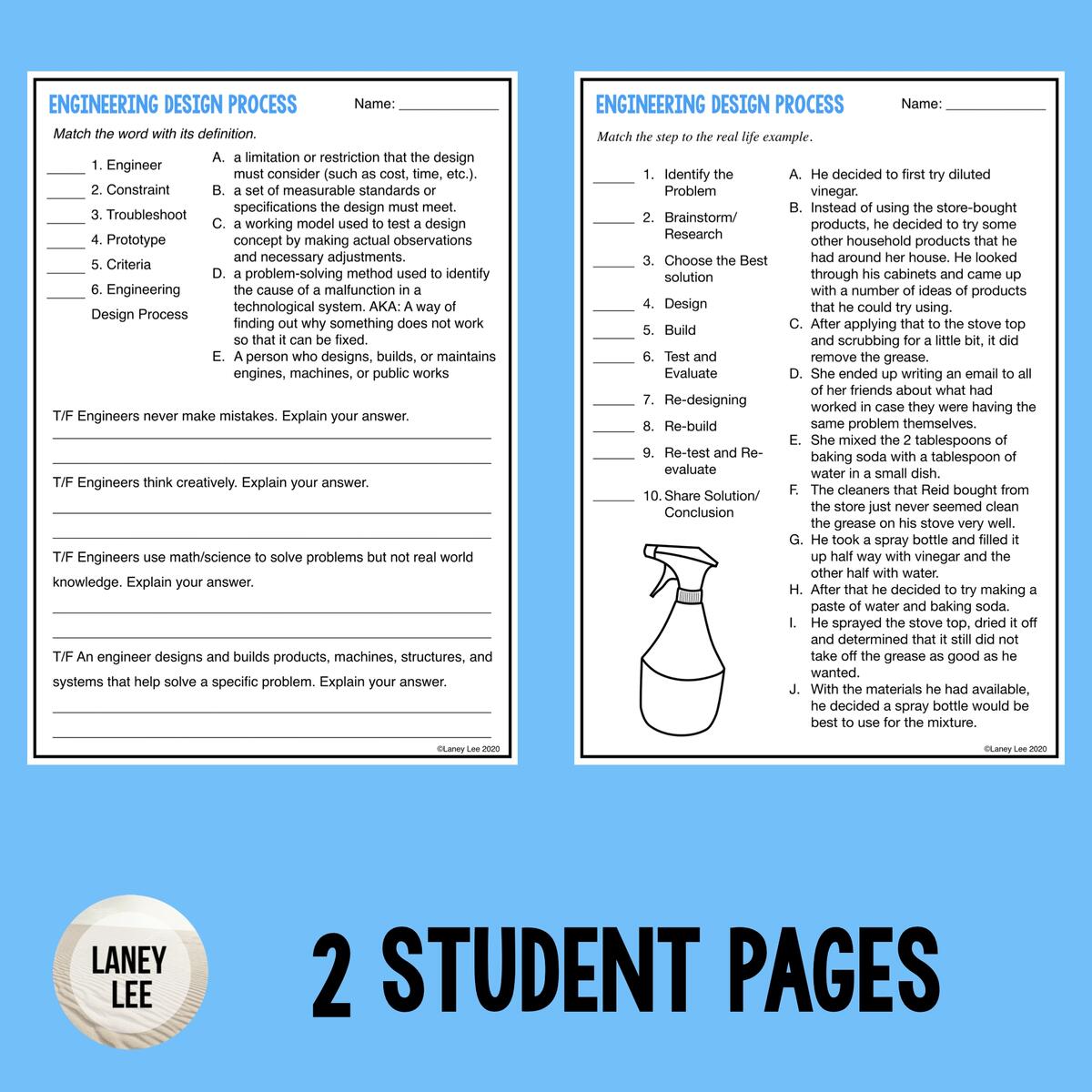 45 Introducing The Engineering Design Process Worksheet Live Worksheets Library