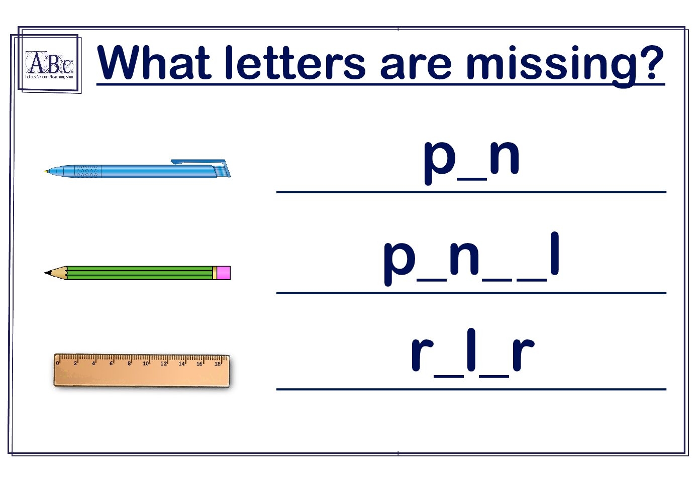 English ESL Kids What Letters Are Missing Language Advisor English ESL Kids What Letters Are Missing Language Advisor