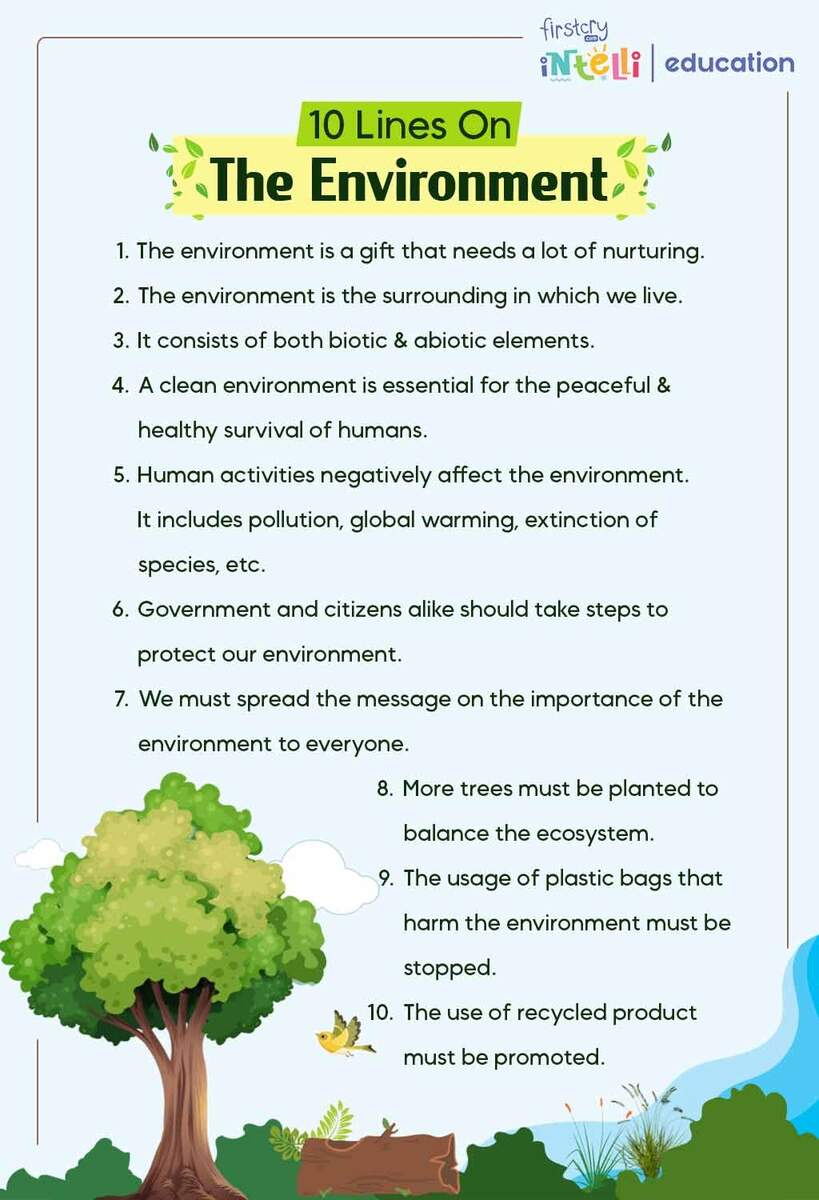 Essay On Environment For Students And Children Types Of Environment Natural And Artificial Explained With Examples