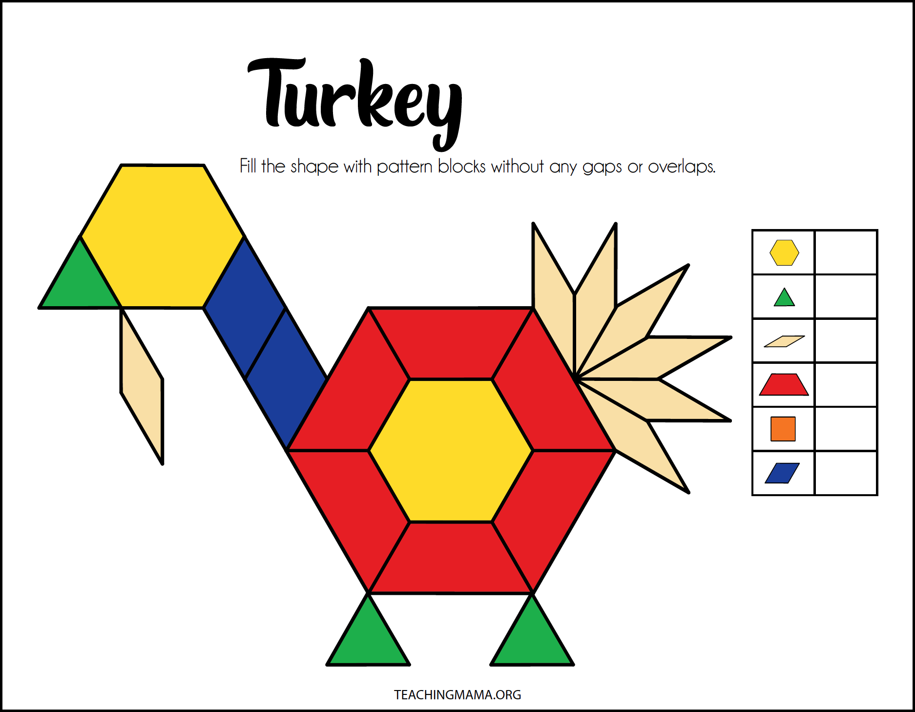 Fall Pattern Block Printables Teaching Mama Fall Pattern Block Printables Teaching Mama