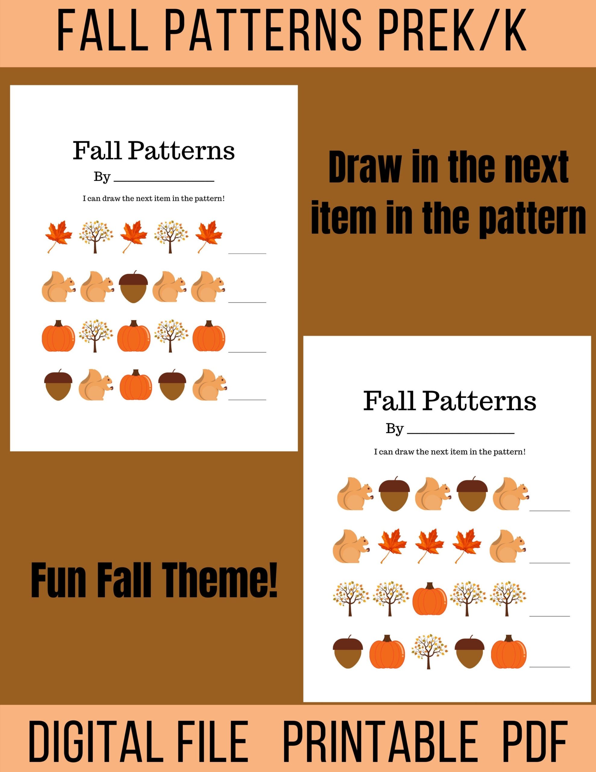 Free To Edit Autumn Themed Worksheet Templates Canva