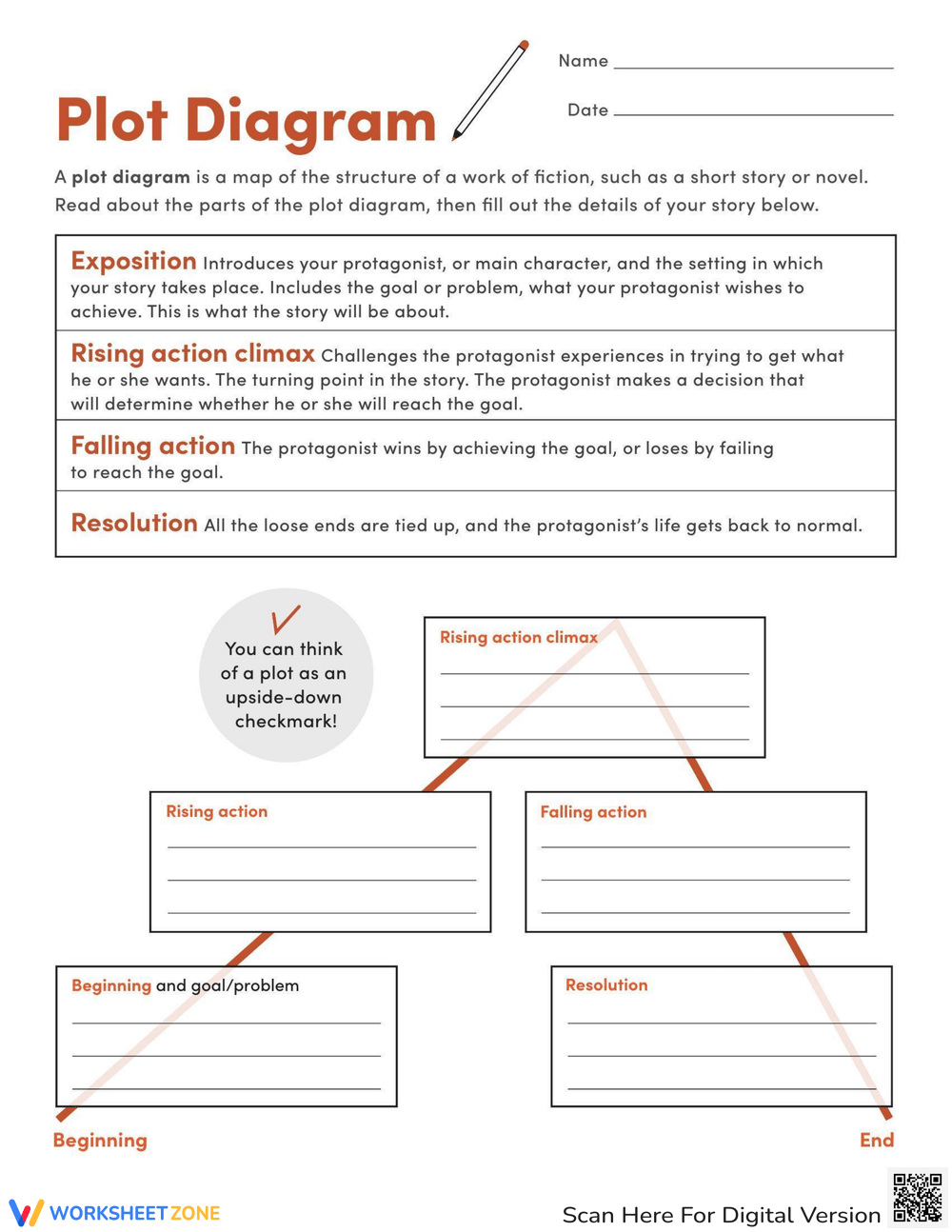 Fiction Worksheets Printable