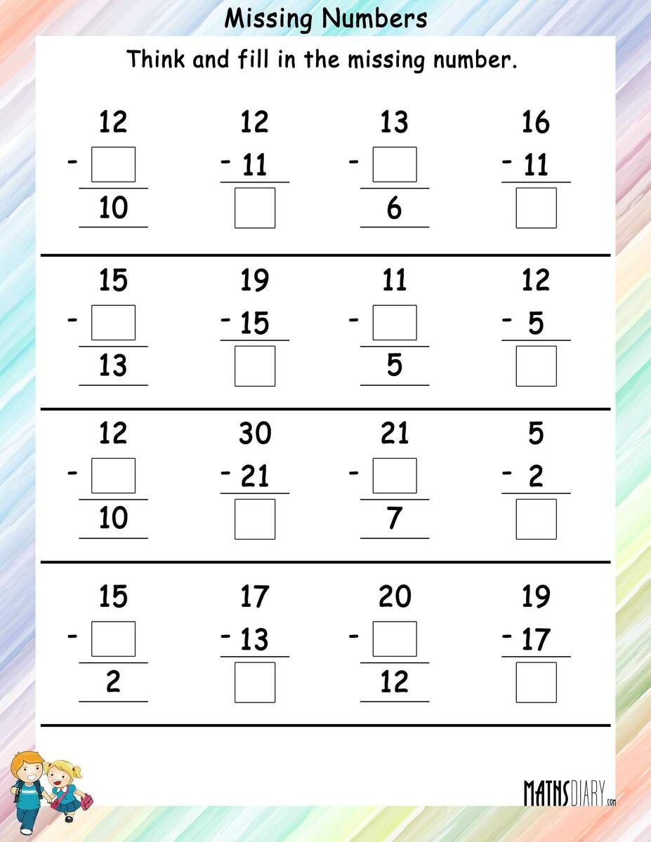 Fill The Missing Numbers Math Worksheets MathsDiary Number Chart 1 To 1000 Missing Number Math Worksheets For Grade 1 2 3 Made By Teachers