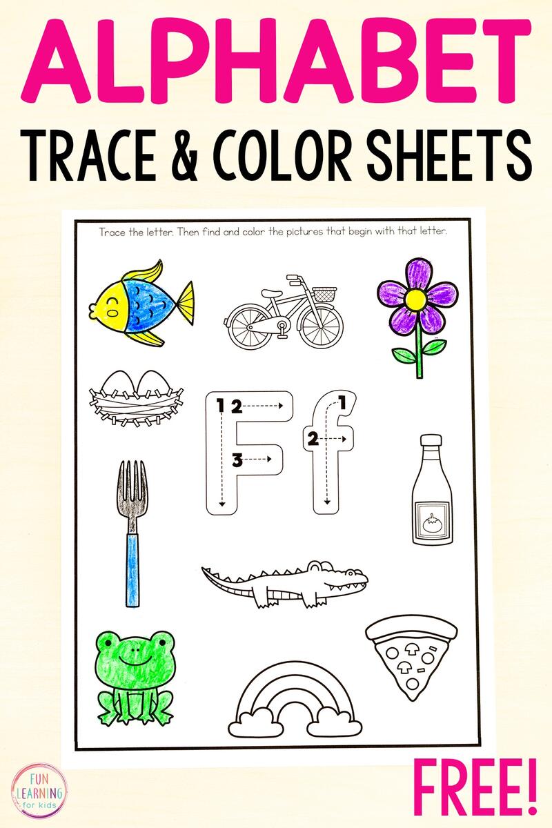 Find And Color The Beginning Letter Sound Alphabet Worksheets Find And Color The Beginning Letter Sound Alphabet Worksheets