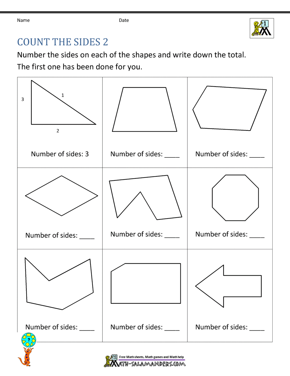 First Grade Geometry First Grade Geometry