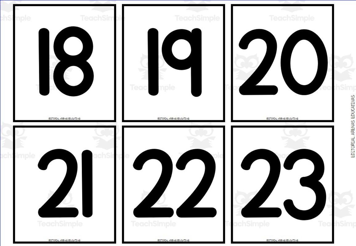 FLASHCARDS NUMBERS 1 100 I Color And Black And White Version By Teach Simple FLASHCARDS NUMBERS 1 100 I Color And Black And White Version By Teach Simple