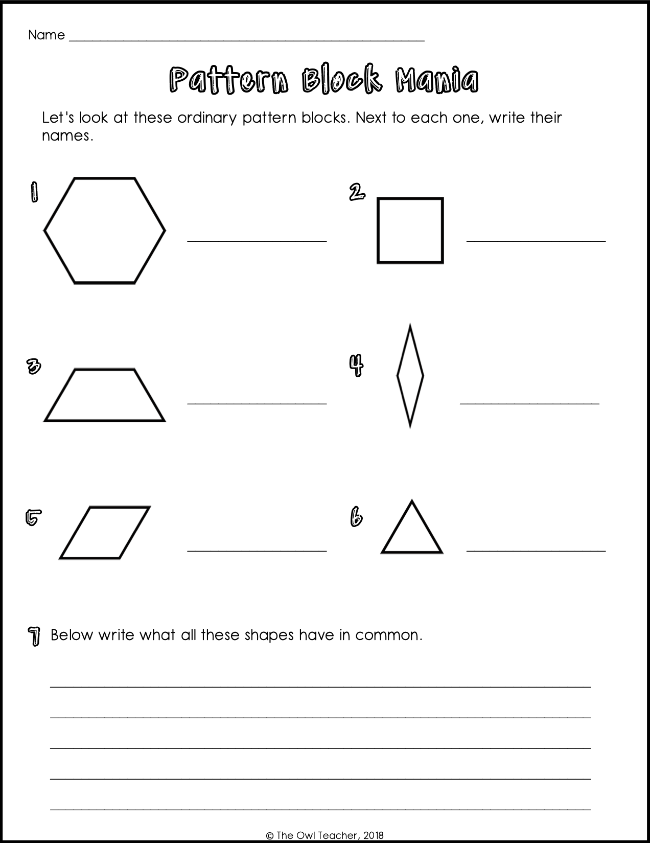 Fraction Value Identifying Fractions Adding Fractions Printable Digital The Owl Teacher