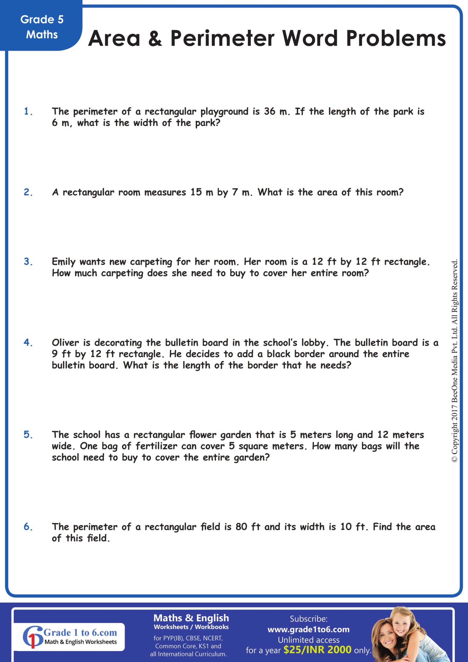 Free Area And Perimeter Word Problems Worksheet Pdf Download Free Area And Perimeter Word Problems Worksheet Pdf Png Images Free Worksheets On Clipart Library