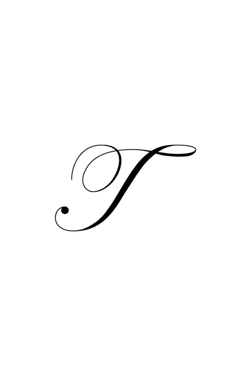 Calligraphy Alphabet Letters Printable Monogram Font Free Printables Lettering SVG Files Tools Apps