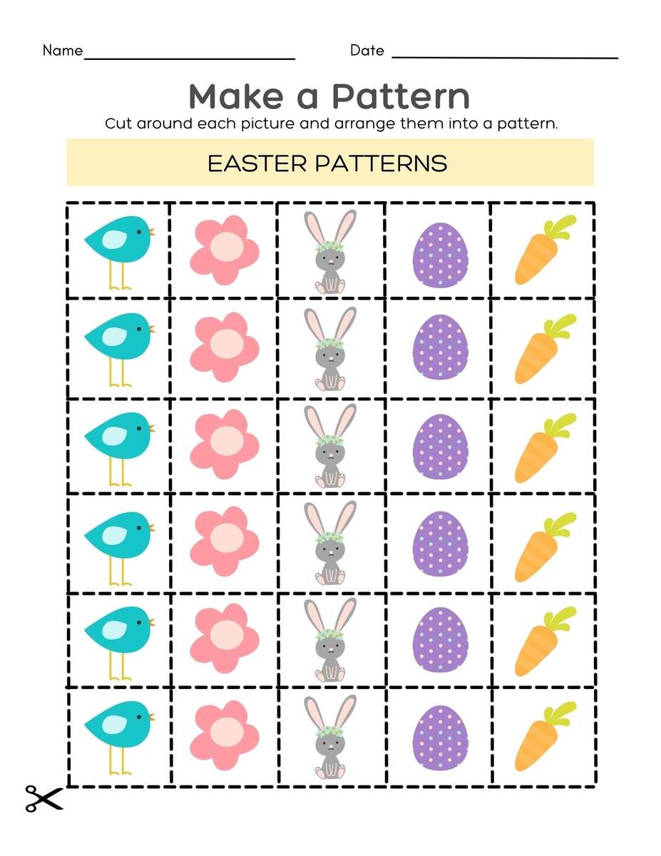 Free Custom Printable Easter Worksheet Templates Canva Easter Math Worksheet Free Printable Digital PDF