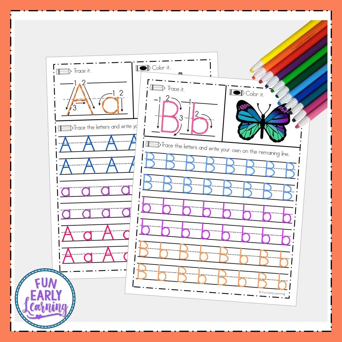 Printable Alphabet Letter Formation Cards For Kids