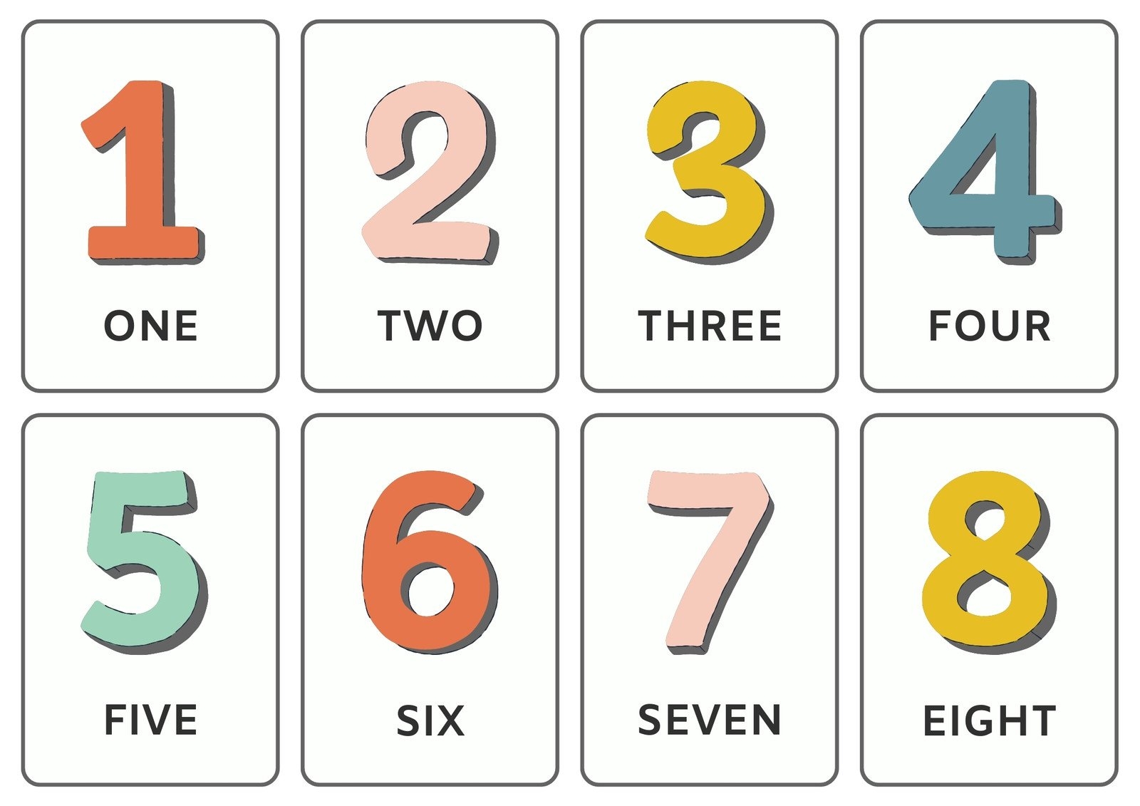 Free Math Flashcard Templates To Edit And Print Canva Free Math Flashcard Templates To Edit And Print Canva