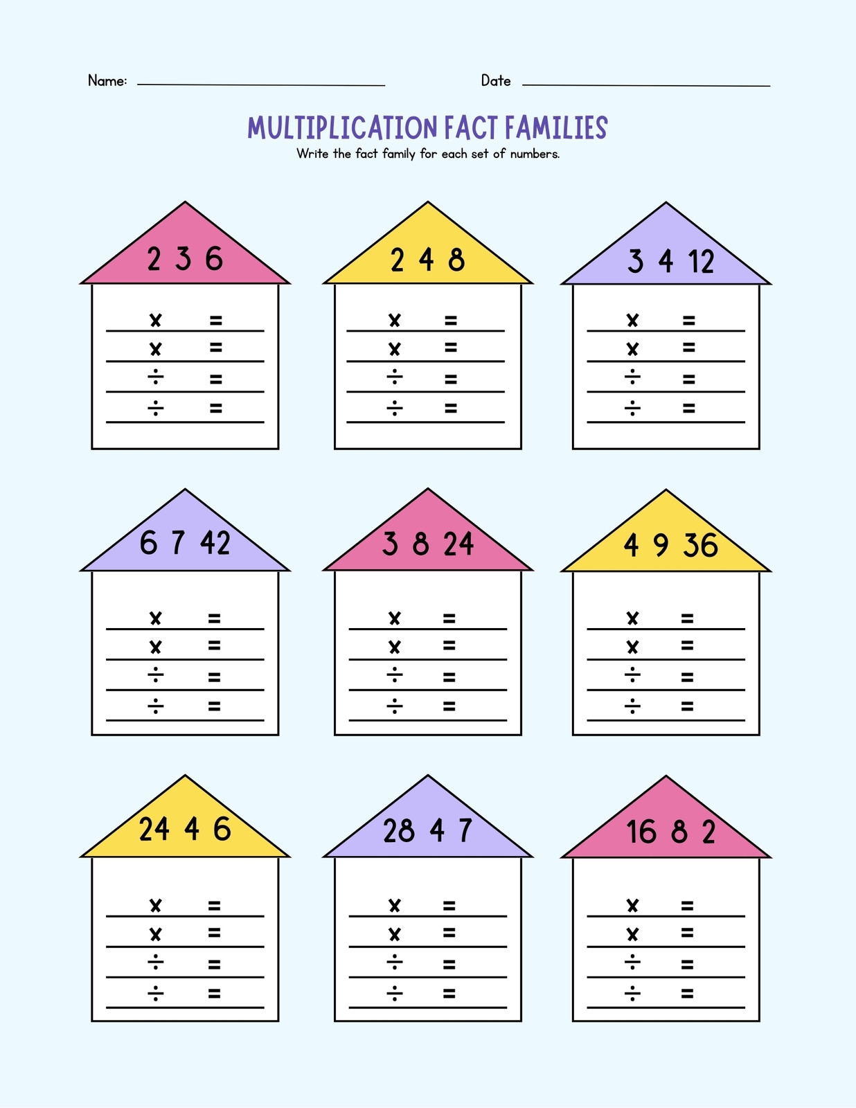 Free Multiplication Worksheet To Use And Print Canva Multiplication Worksheets One Digit Math Drills Free Printables Lettering SVG Files Tools Apps