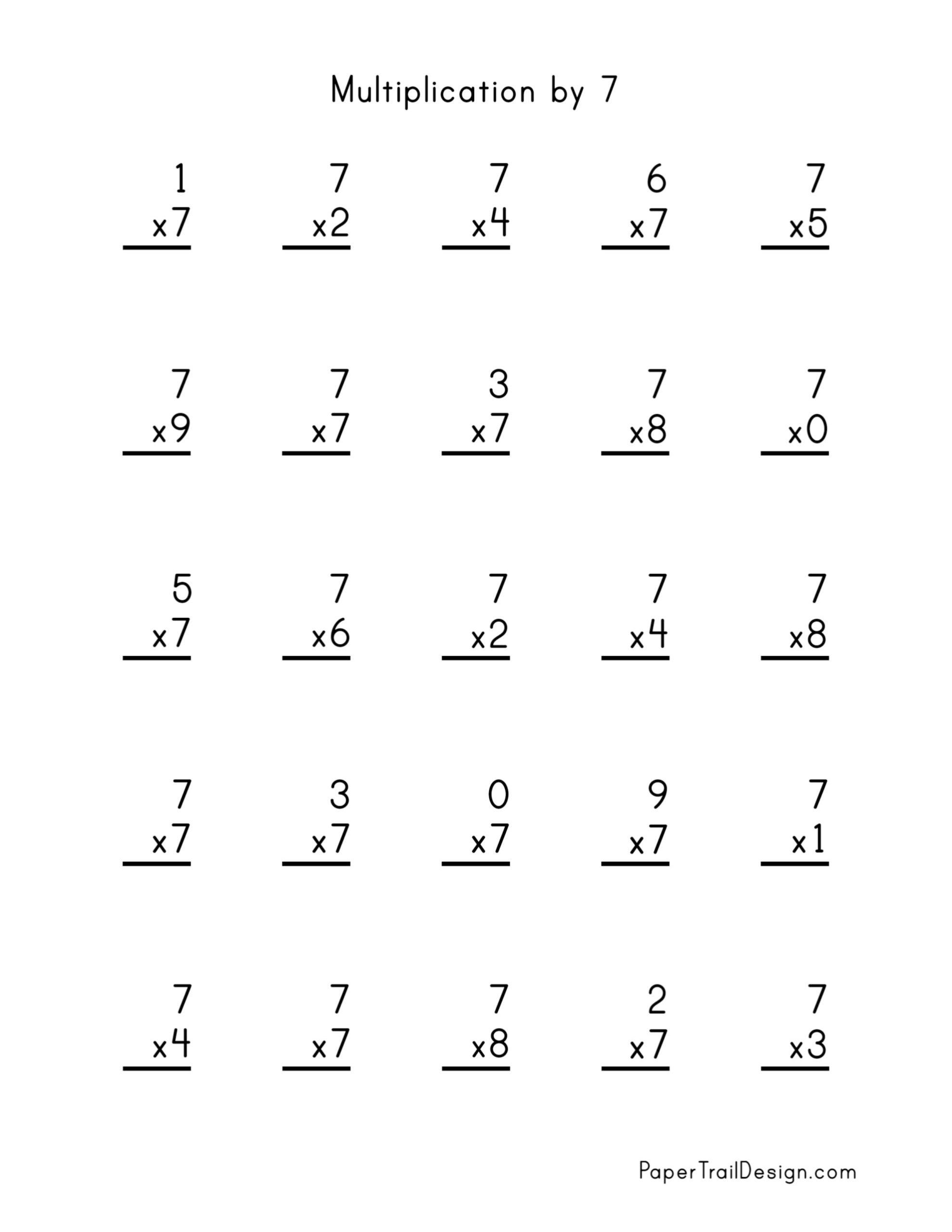 Free Multiplication Worksheets 1 12 Paper Trail Design Free Multiplication Worksheets 1 12 Paper Trail Design