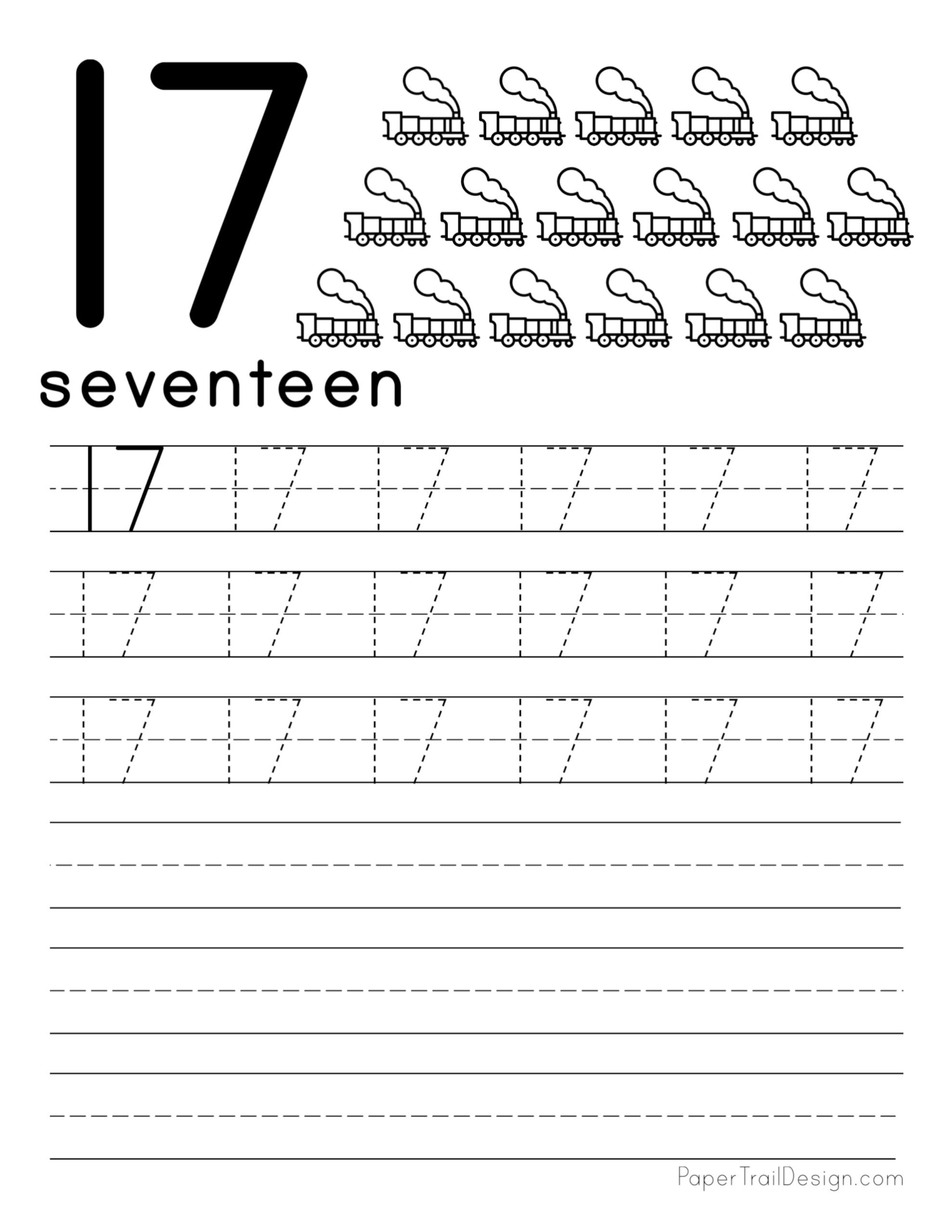Free Number Tracing Worksheets Paper Trail Design Free Number Tracing Worksheets Paper Trail Design
