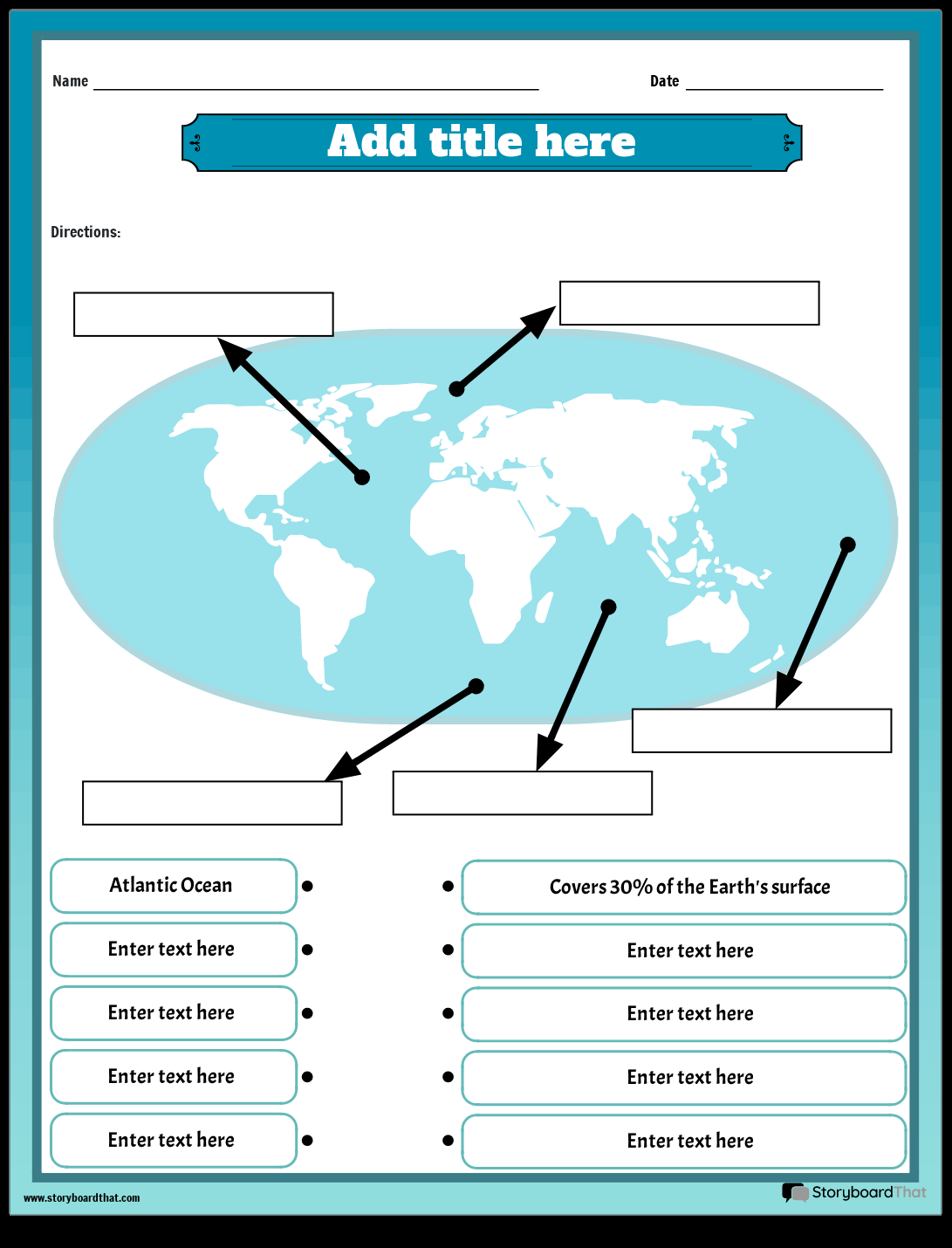 Free Ocean Worksheets Storyboard That Activities For Kids