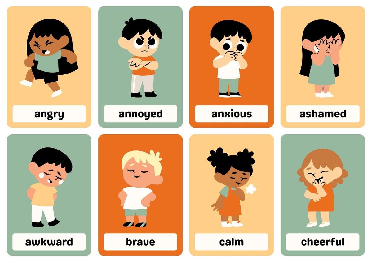 Free Printable Custom Emotions Flashcard Templates Canva Free Printable Custom Emotions Flashcard Templates Canva
