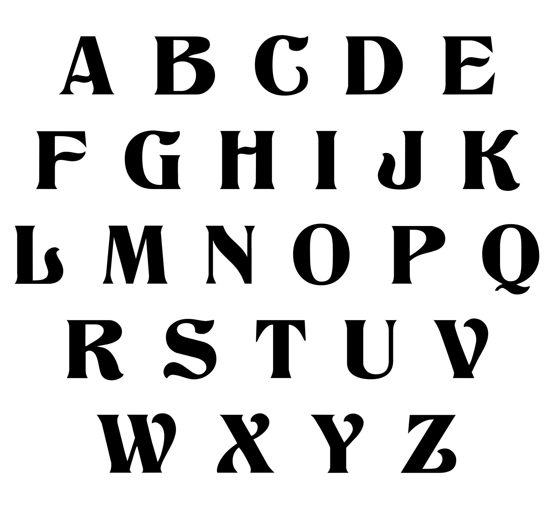 Free Printable Fonts Letters Download Free Printable Fonts Letters Png Images Free Worksheets On Clipart Library