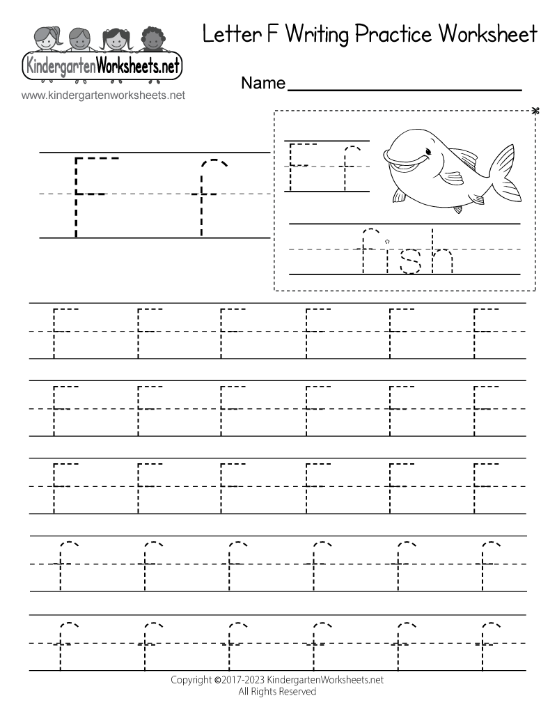 Uppercase Letter F Tracing Worksheet Doozy Moo
