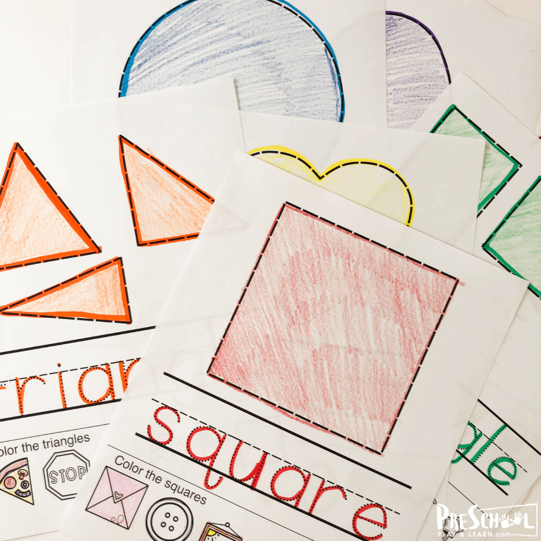 FREE Printable My Shape Book Pdf For Preschoolers