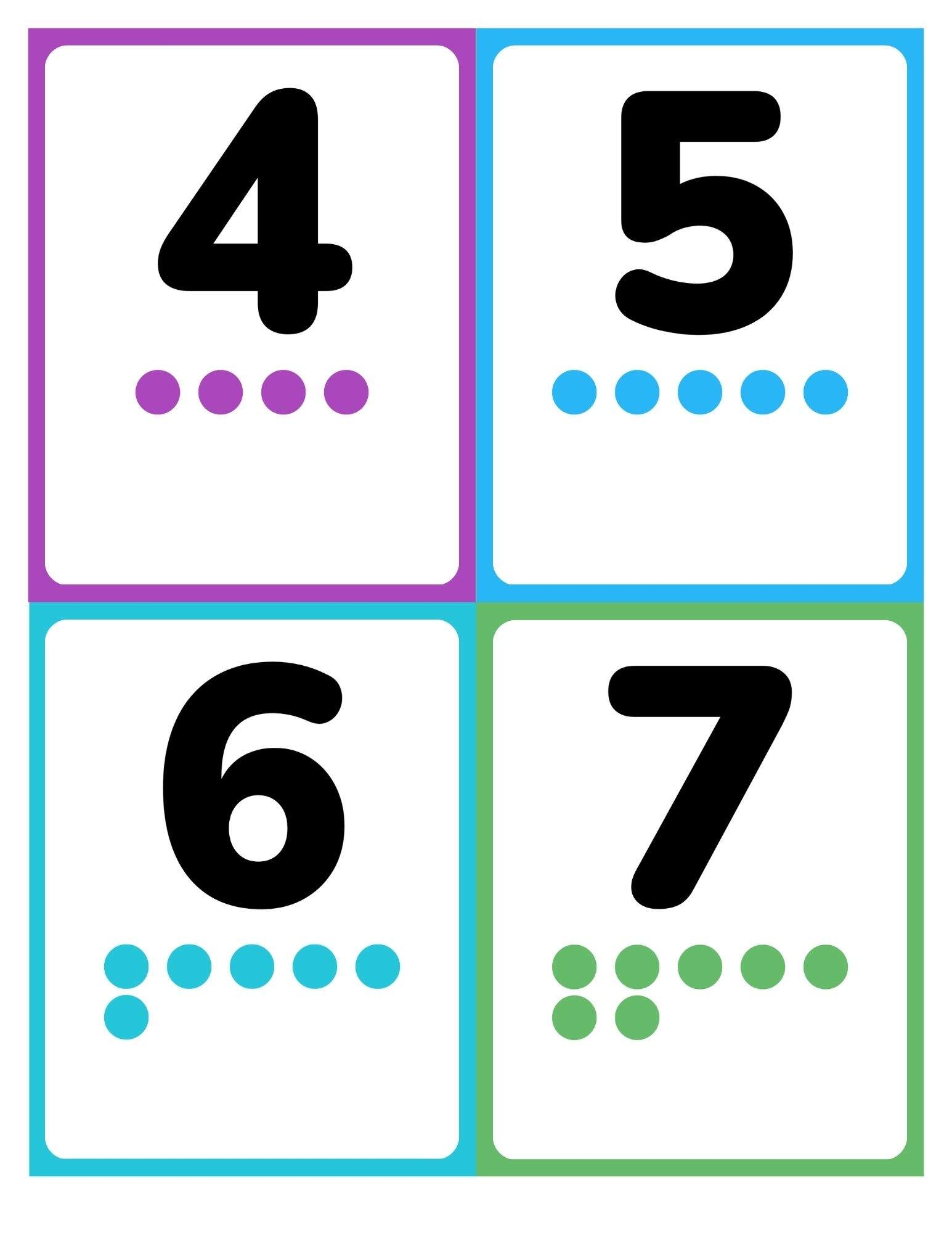 Free Printable Number Flashcards 0 20 With Pictures Free Printable Number Flashcards 0 20 With Pictures