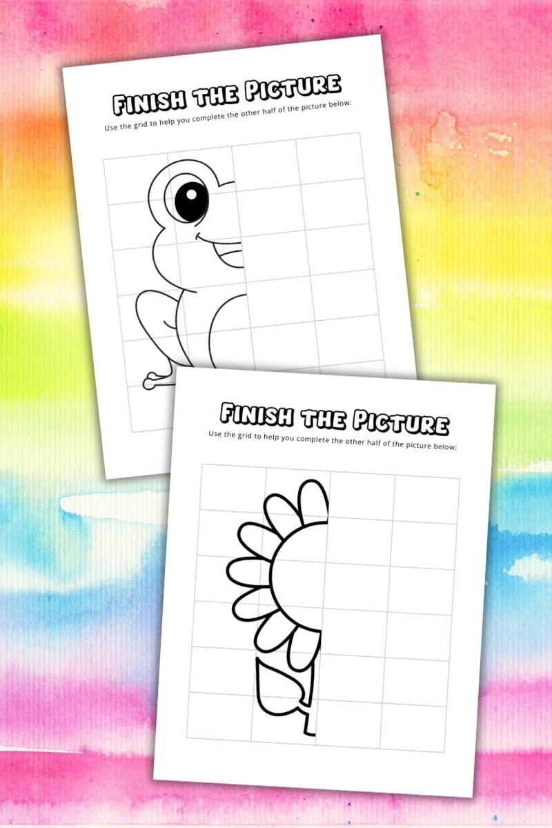 Free Spring Finish The Picture Worksheets Free Spring Finish The Picture Worksheets