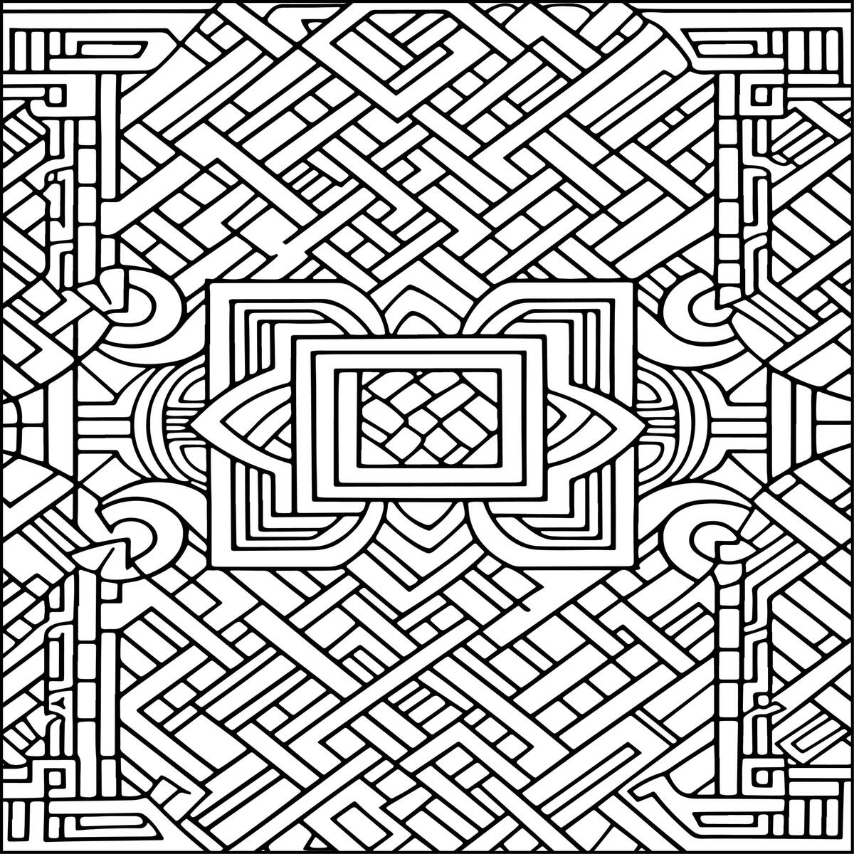 Geometric Patterns Coloring Book Geometric Patterns Coloring Pages Made By Teachers