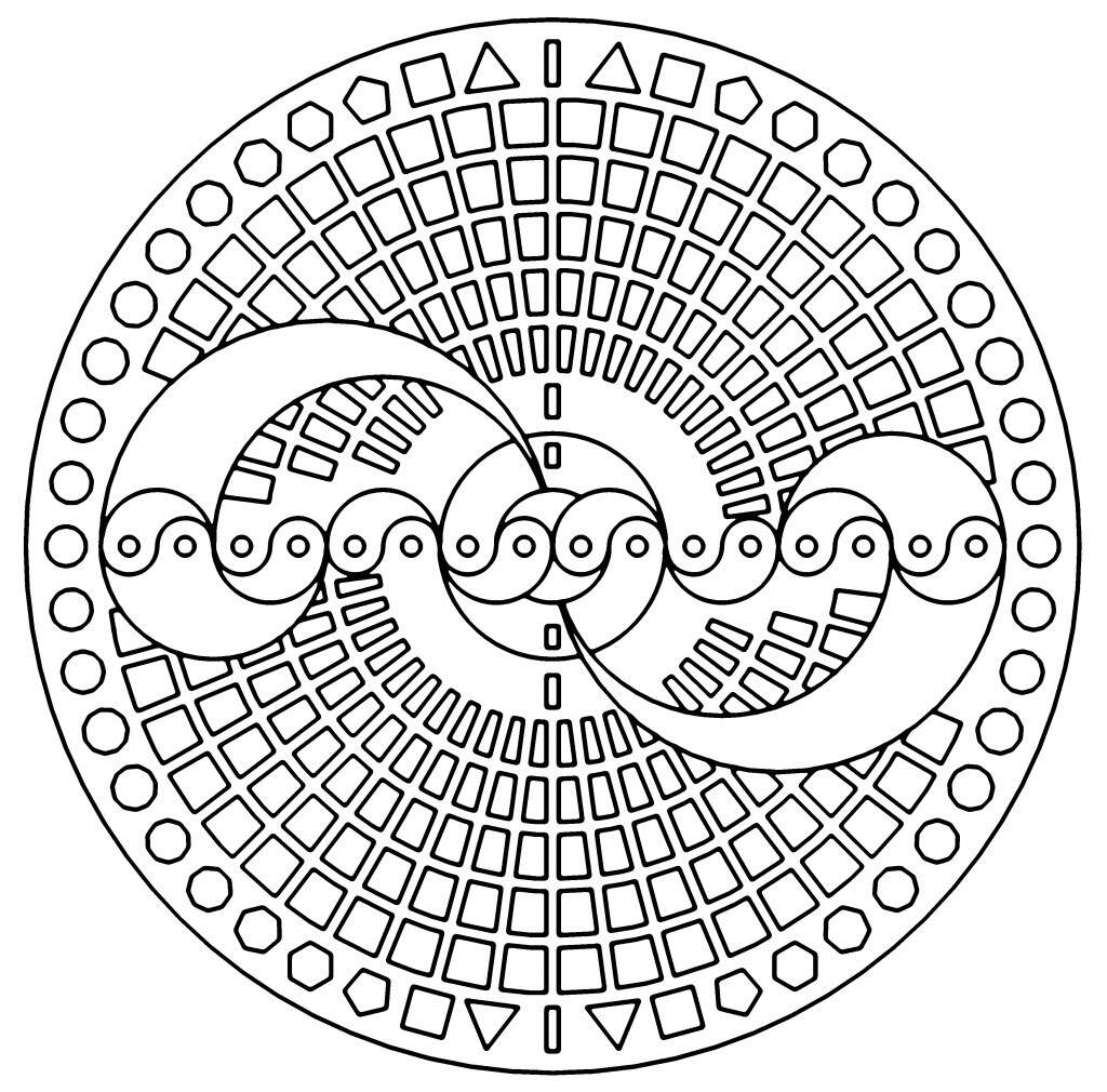 Geometric Shapes Coloring Sheets Geometric Patterns Coloring Book Creative Bee Free Coloring Pages Geometric Designs