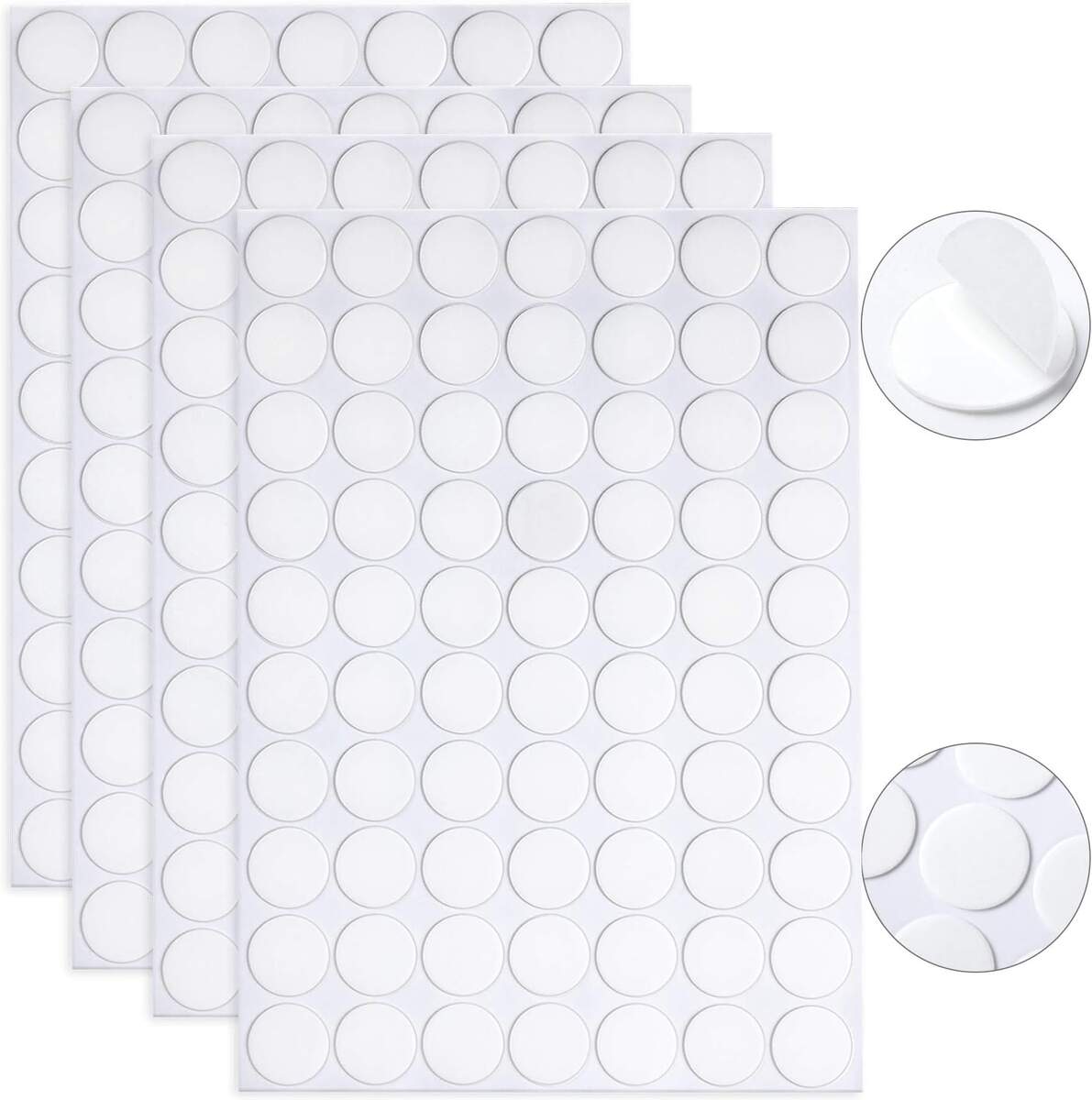 Glue Dots 1000 Clear Double Sided Adhesive Dots 10mm Strong Balloon Glue Round No Traces Strong Adhesive Sticker Waterproof Dot Sticker For Craft Diy Art Office Supply 1000 Pieces 0 39