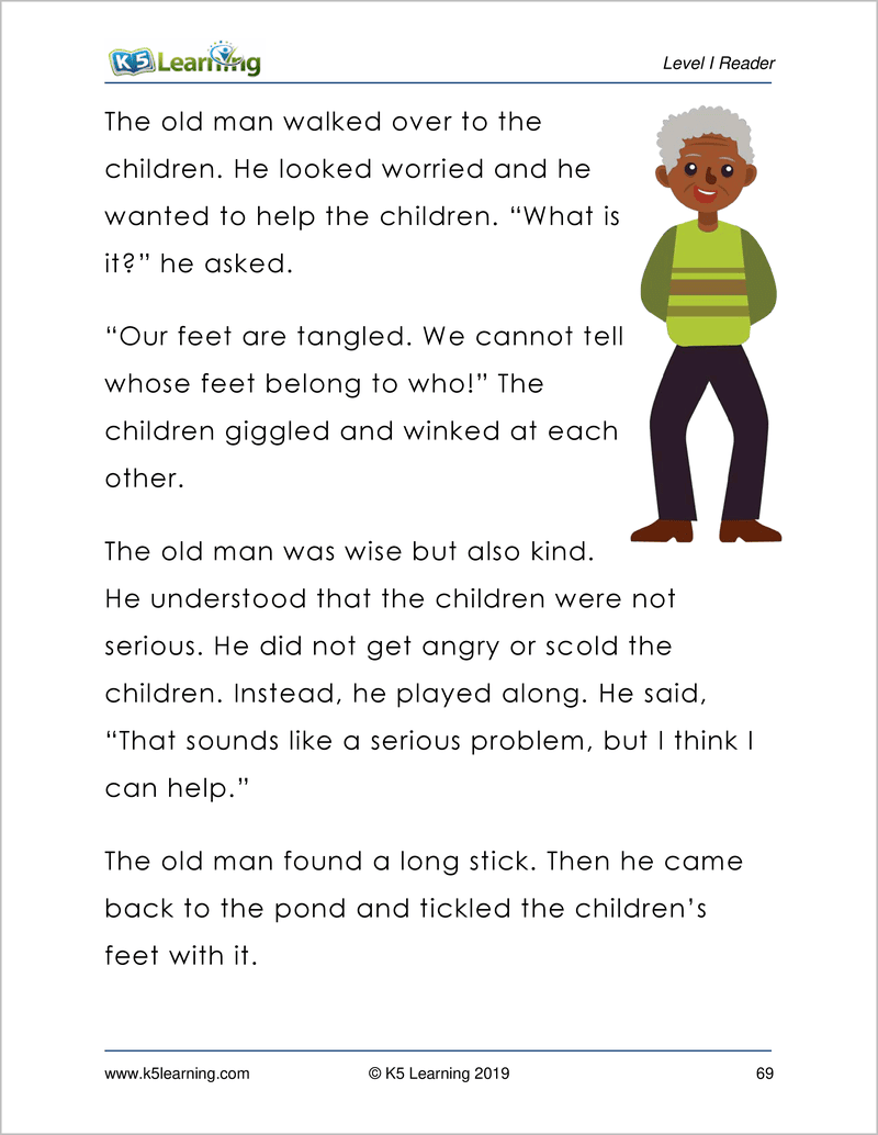 Grade 1 Reading Workbook Level I K5 Bookstore