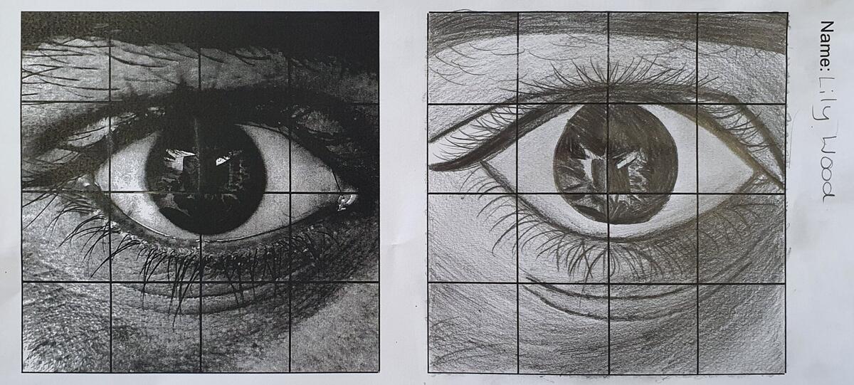 Grid Drawing Worksheets For Art Lessons The Art Teacher