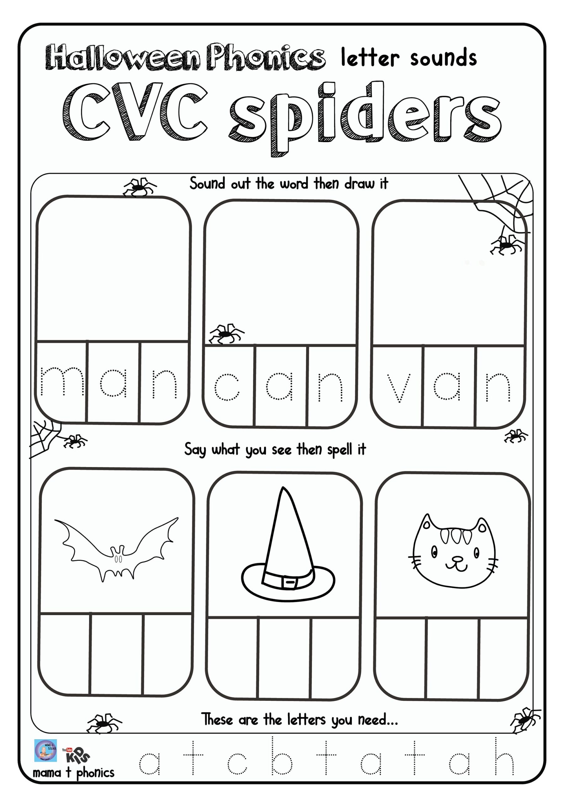 Halloween Phonics Fun Letter Sounds CVC Words Tricky Words Sight Words Etsy Halloween Phonics Fun Letter Sounds CVC Words Tricky Words Sight Words Etsy
