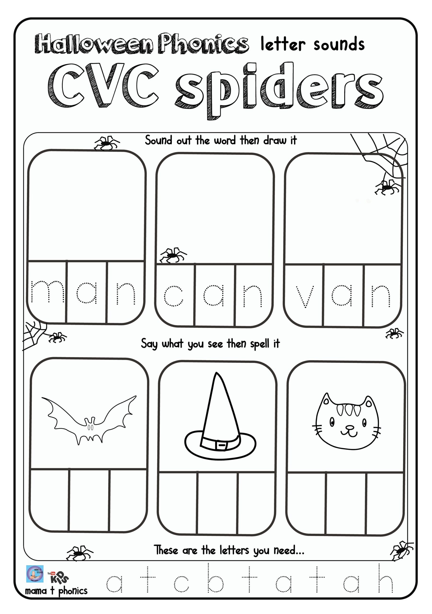 Halloween Phonics Fun Letter Sounds CVC Words Tricky Words Sight Words Etsy Halloween Phonics Fun Letter Sounds CVC Words Tricky Words Sight Words Etsy
