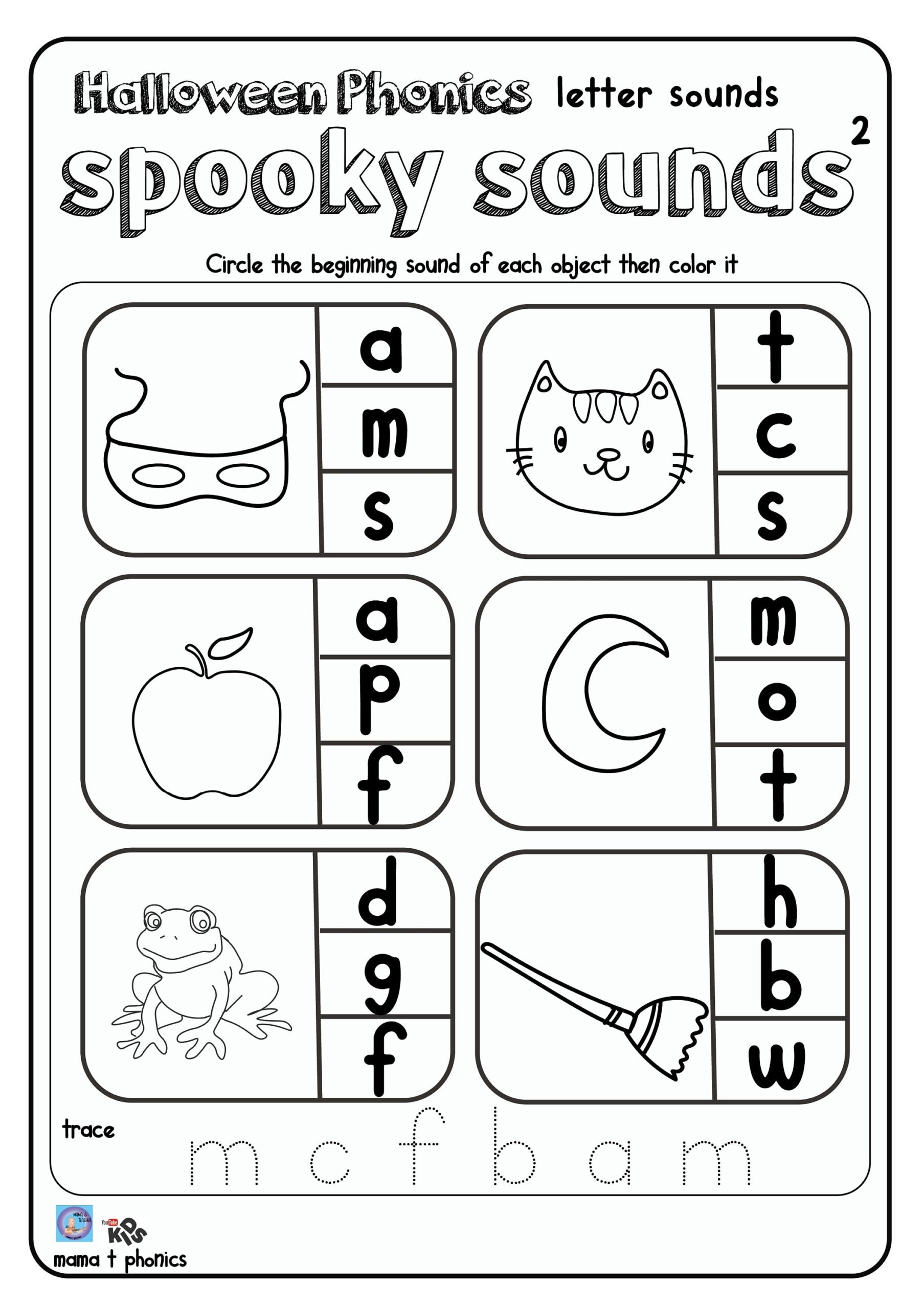 Halloween Phonics Fun Letter Sounds CVC Words Tricky Words Sight Words Etsy Halloween Phonics Fun Free Worksheet Mrs Karle S Sight And Sound Reading