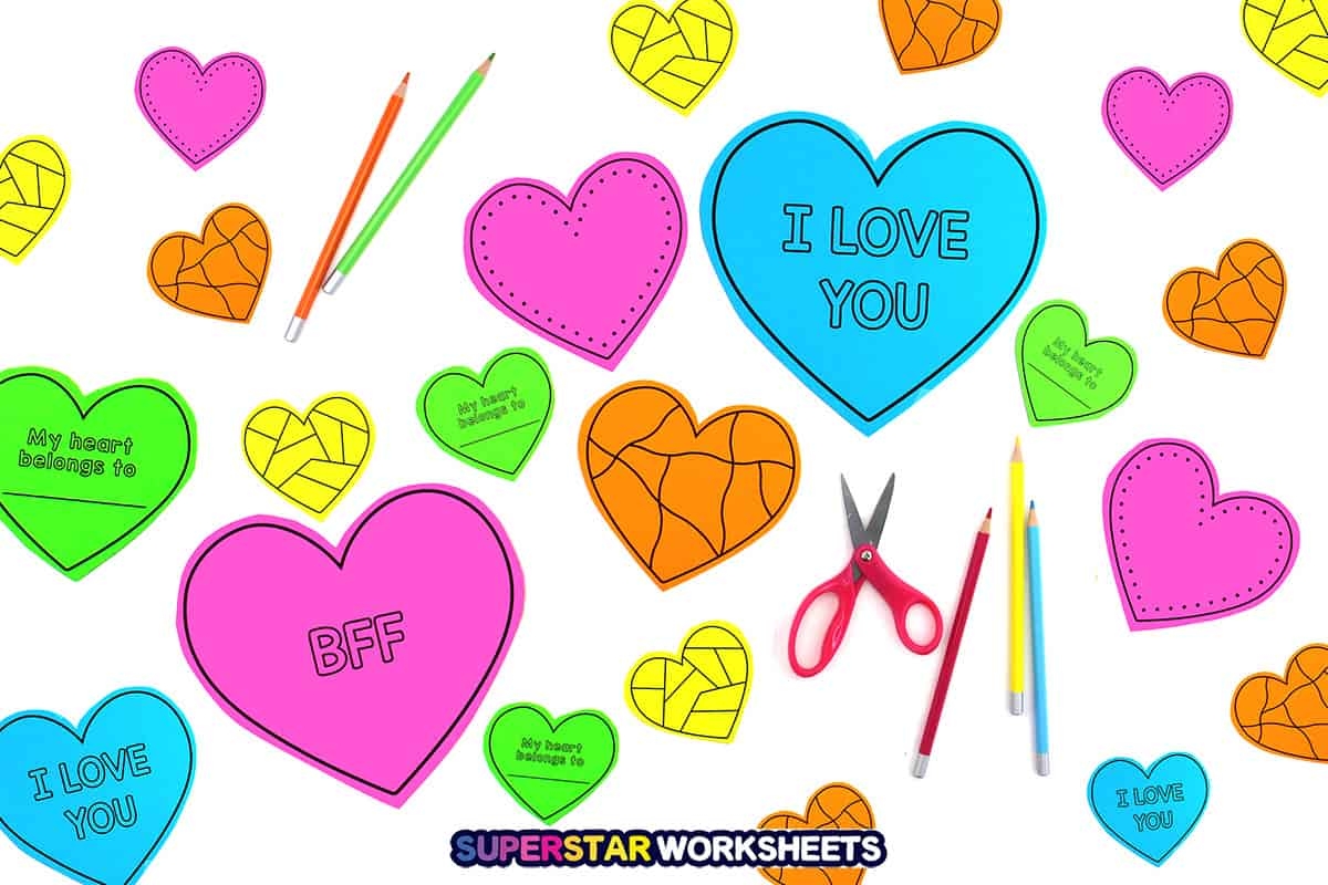 Heart Template Free Printables Superstar Worksheets Heart Template Free Printables Superstar Worksheets