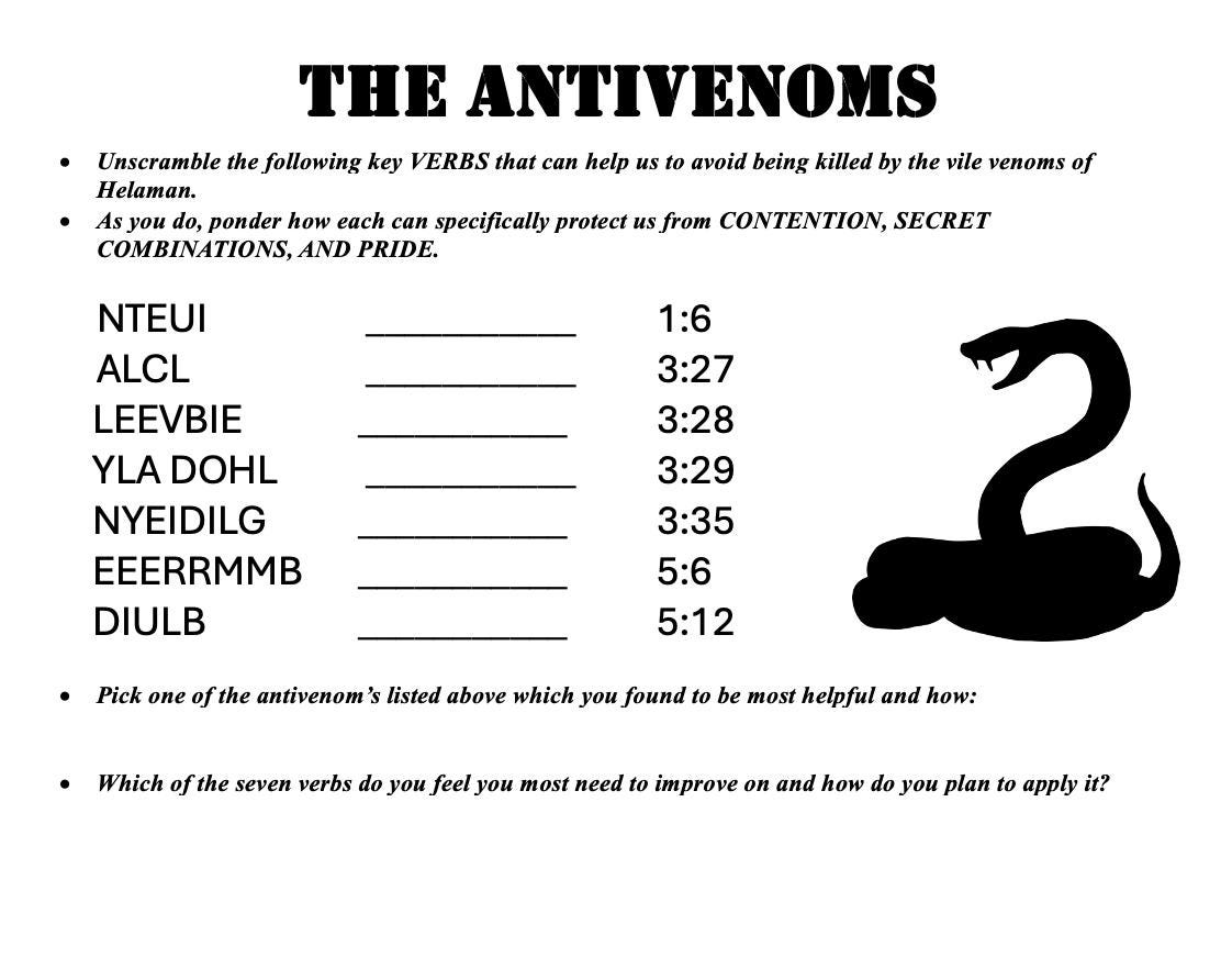 Helaman 1 6 Handouts Etsy Helaman 1 6 Handouts Etsy