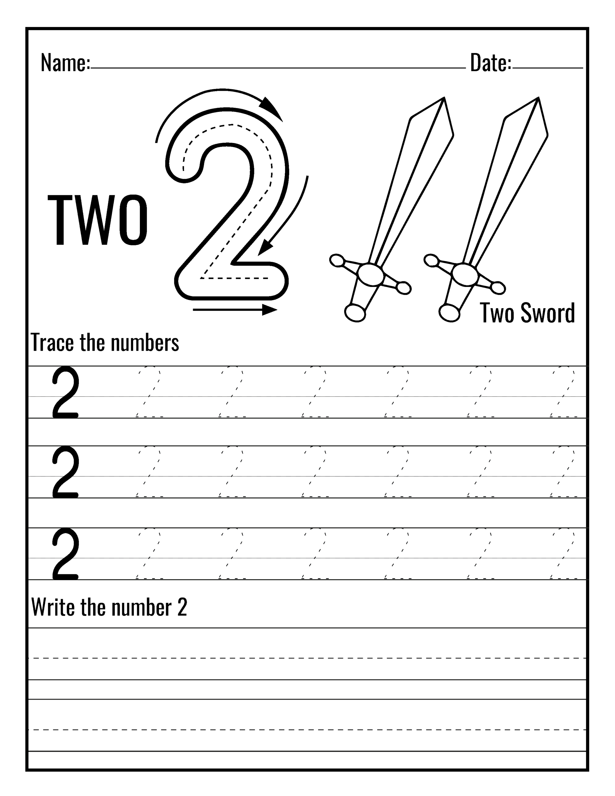 Help Your Kids Learn Numbers With 1 10 Number Tracing Prek Worksheets Made By Teachers
