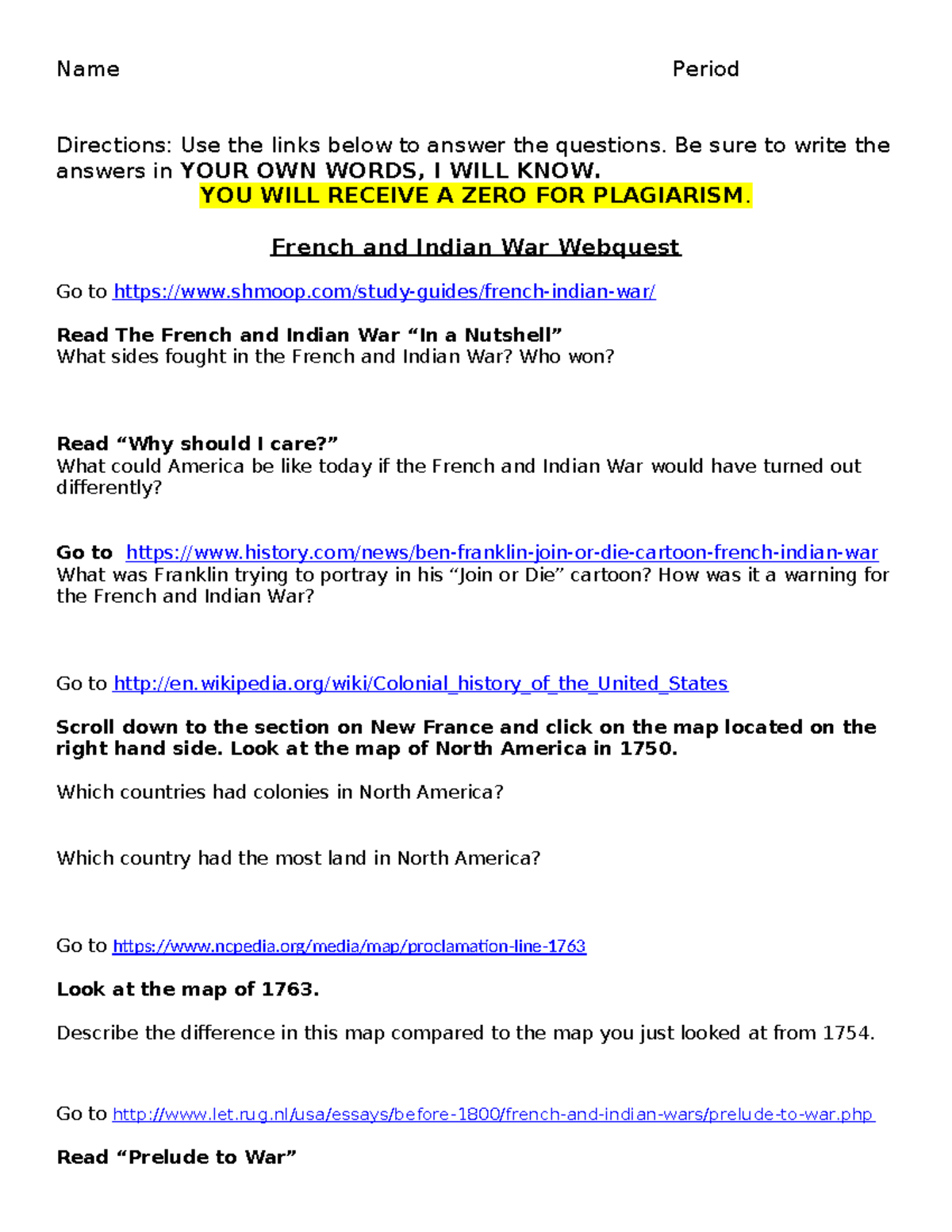 French And Indian War Reading Comprehension Worksheets American History Printable Pages Homeschool Fluency Practice Kids Activity Ebooks Etsy Canada