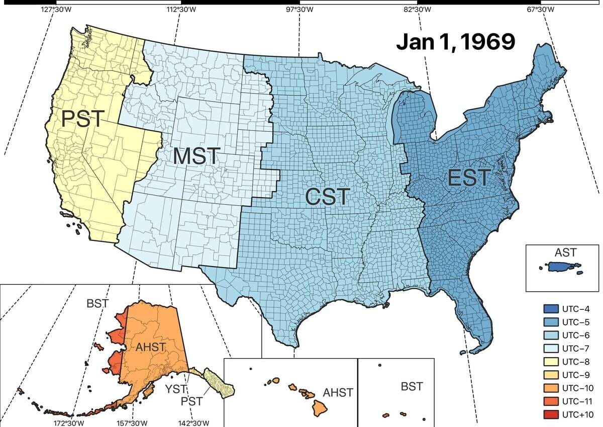 History Of Time In The United States Wikipedia