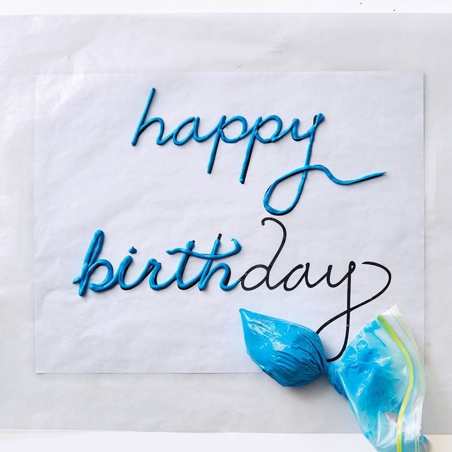 How To Write Happy Birthday On A Cake Today S Parent Writing On Cake When You Re Not Good At It R Cakedecorating