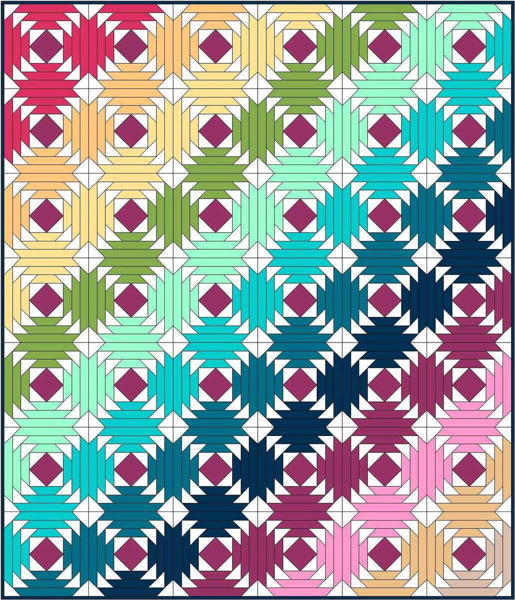 Hyacinth Quilt Designs Pineapple Quilt Block Tutorial