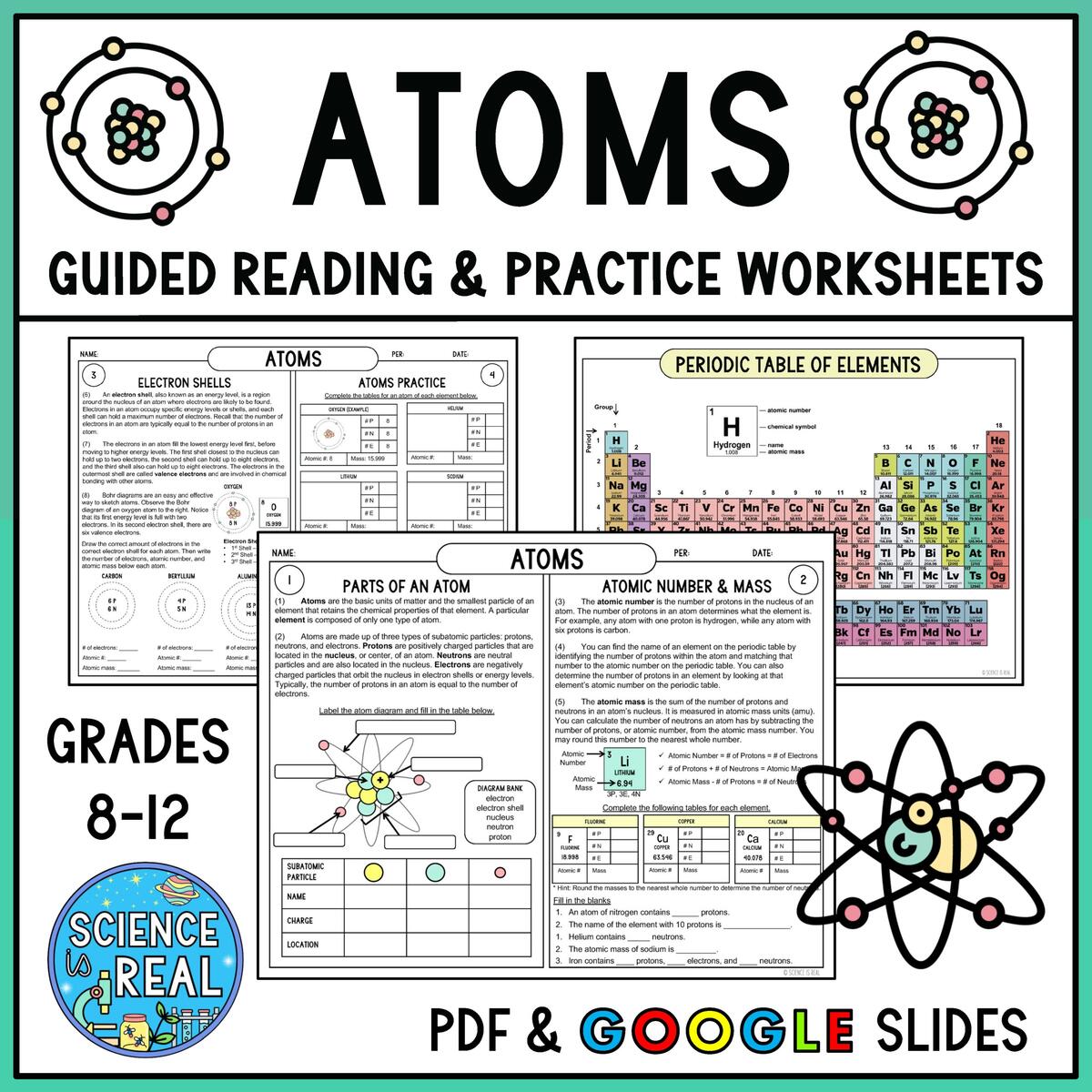 Introduction To Atoms Worksheets Library Introduction To Atoms Worksheets Library