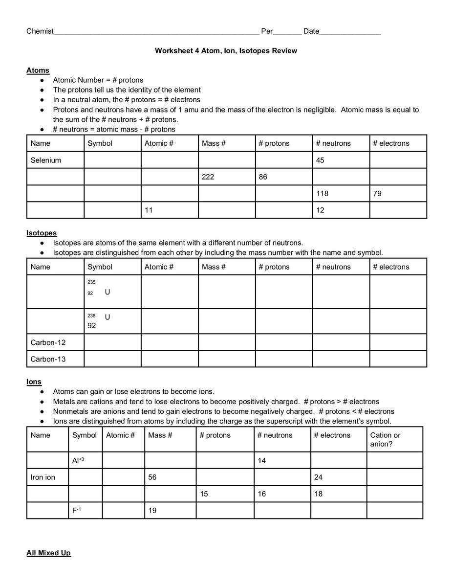 Kami Export BELLA PELINI Worksheet 4 Atom Ion Isotopes Review 1 Bellapelini Page 1 2 Flip PDF Online PubHTML5 Kami Export BELLA PELINI Worksheet 4 Atom Ion Isotopes Review 1 Bellapelini Page 1 2 Flip PDF Online PubHTML5