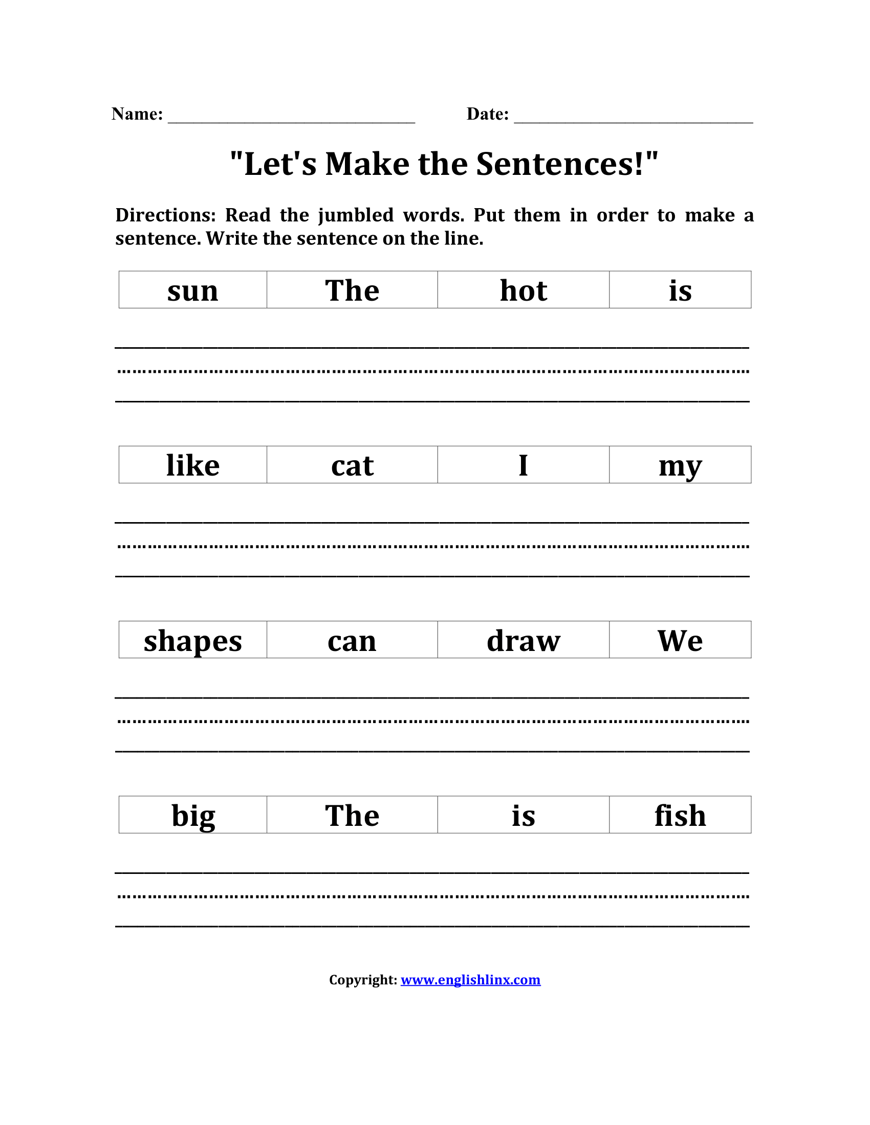 Kindergarten Writing Worksheets Printable Early Writing Practice